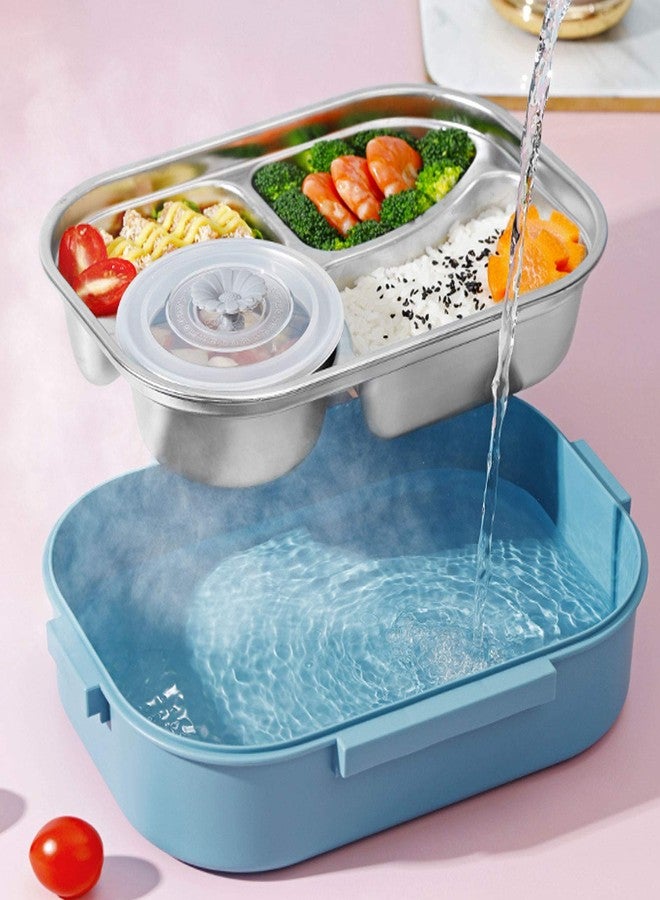 ZENIKO 01 Lunch Box, Dinnerware Portable Bento Box, Stainless Steel Lunch Box for Office Meals Canteens Family Meals Classroom Lunches(#1) - Image 5
